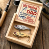 Personalized Fishing Lure – Fishing Gifts For Fisherman, Dad, Grandpa – Fishing Solves Most Problems