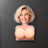 Personalized Photo Acrylic Fridge Magnet – Funny Gifts For Women – Gag Gift Time