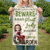 Personalized Flag – Gifts For Gardeners – Greeting You With Fresh Blooms
