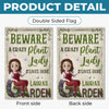 Personalized Flag – Gifts For Gardeners – Greeting You With Fresh Blooms