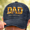 Personalized Washed Cap – Gifts For Dad, Grandpa – Forever My Greatest Hero
