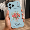 Personalized Leather Phone Case – Birthday Gifts For Women, Besties, Sisters, BFF – A Bouquet Just For You