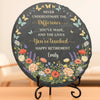 Personalized Round Shaped Stone With Stand – Retirement Gifts For Women, Men – The Best Is Yet To Come