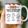 Personalized 3D Inflated Effect Printed Mug – Father's Day Gifts For Dad, Grandpa – Powered By Dad Energy