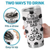 Personalized Tumbler – Gifts For Dad, Grandpa, Soccer Lovers, Sports Fans, Sports Lovers – Fueled By Coffee And Soccer