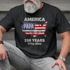 Personalized America 250th Anniversary T-shirt, Hoodie – Gifts For Dad, Grandpa – Proud Dad Proud Legacy