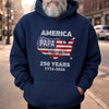 Personalized America 250th Anniversary T-shirt, Hoodie – Gifts For Dad, Grandpa – Proud Dad Proud Legacy