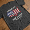 Personalized America 250th Anniversary T-shirt, Hoodie – Gifts For Dad, Grandpa – Proud Dad Proud Legacy