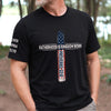 Personalized Unisex T-Shirt With Design On Sleeve – Gifts For Dad, Grandpa – A Father’s Love Lasts Forever