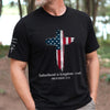 Personalized Unisex T-Shirt With Design On Sleeve – Gifts For Dad, Grandpa – Dad Makes Ordinary Days Special