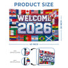 International Soccer Tournament Flag – Gifts For Soccer Lovers, Sports Fans, Sports Lovers – Welcome To The Big Game