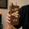 Personalized Pen Holder With Clock – Gifts For Dad, Grandpa – Dad’s Love Wins Every Time