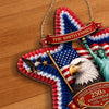 Personalized America 250th Anniversary Wood Sign – Gifts For Family Members – Land Of Liberty, Heart Of Home