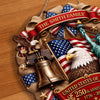 Personalized America 250th Anniversary Wood Sign – Gifts For Family Members – Faith, Family And Freedom