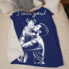 Personalized Photo Blanket - Gifts For Dad, Grandpa - Thank You For Everything, Dad
