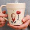 Personalized Plant Pot Ceramic Mug – Garden Gifts For Gardeners – Healing One Plant At Once