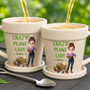 Personalized Plant Pot Ceramic Mug – Garden Gifts For Gardeners – My Happy Green Sanctuary