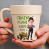 Personalized Plant Pot Ceramic Mug – Garden Gifts For Gardeners – My Happy Green Sanctuary