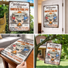 Personalized Metal Sign – Camping Gifts For Campers, Couple – Welcome To Our Fire Pit