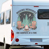 Personalized RV Decal - Gift For Campers - Adventure Begins At The Campfire