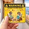 Personalized Cruise Ship Door Magnet - Gifts For Couple - Living Our Best Cruise Life