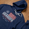 Personalized Unisex T-shirt, Hoodie - Gifts For Grandpa - Patriotic Stars Proud Legacy