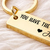 Personalized Stainless Steel Keychain – Anniversary Gifts For Couple – Together We Choose Us