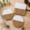 Personalized Marble Wood Coaster - Custom Anniversary Gift For Husband Wife - A Lifetime Together