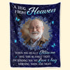 Personalized Photo Blanket - Meaningful Memorial Gift - Love Never Ends, Only Grows Stronger