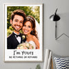 Personalized Photo Vertical Poster - Gifts For Couple - Officially Stuck Together Forever