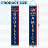 Personalized America 250th Anniversary Porch Banner Set - Gifts For Family - Stars Stripes And Freedom