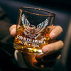Personalized Whiskey Glass - Gifts For Men, Whiskey Lovers - For the True American