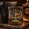 Personalized America 250th Anniversary Whiskey Glass - Gifts For Men, Women - Born From Courage, Built For Freedom