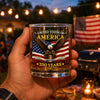 Personalized America 250th Anniversary Whiskey Glass - Gifts For Men, Women - Inspiring The Future