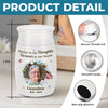 Personalized Photo Memorial Urn – Sympathy Gift – Always in Our Thoughts