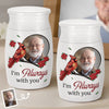 Personalized Photo Memorial Urn – Sympathy Gift – I'm Always With You