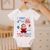 Personalized America 250th Anniversary Baby Onesie – Gifts For New Moms, New Dads, New Parents – Little Star Of Freedom
