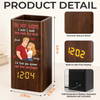 Personalized Pen Holder With Clock - Gifts For Couple - I'd Choose You Again And Again
