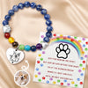 Personalized Photo Rainbow Bridge Bracelet – Pet Memorial Sympathy Gifts For Dogs, Cats – Always In My Heart