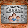 Personalized Home Decor Metal Sign – Gifts For Dad, Grandpa – Professional Problem Solver