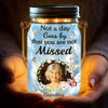 Personalized Photo Solar Jar Lantern - Sympathy Gift For Family - Your Light Still Shines