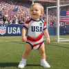 Personalized Baby Jersey Bodysuit
– Baby Shower Gifts For New Moms, New Dads, Soccer Lovers – Future Soccer Star In Training