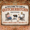 Personalized Home Decor Metal Sign – Gifts For Couple – Grab A Beer & Relax