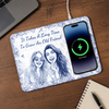 Personalized Photo Charging Mat - Gifts For Women, Besties, Sisters - Grounded In True, Deep Friendship