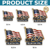Personalized Acrylic Fridge Magnet - America 250th Anniversary Gifts For Mom, Dad, Family - Freedom Never Fades