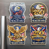 Personalized Acrylic Fridge Magnet - America 250th Anniversary Gifts For Mom, Dad, Family - Land Of The Free