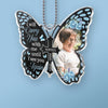 Personalized Acrylic Car Ornament – Meaningful Memorial Gift – Carry You Wherever I Go
