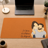 Personalized Photo Desk Mat – Anniversary Gifts For Couple – Years Pass, Love Remains