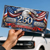 Personalized License Plate - America 250th Anniversary Gifts For Mom, Dad, Family - Together We Spark Joy