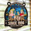 Personalized Window Hanging Suncatcher Ornament - Anniversary Gifts For Couple - Our Forever Sunny Love Story